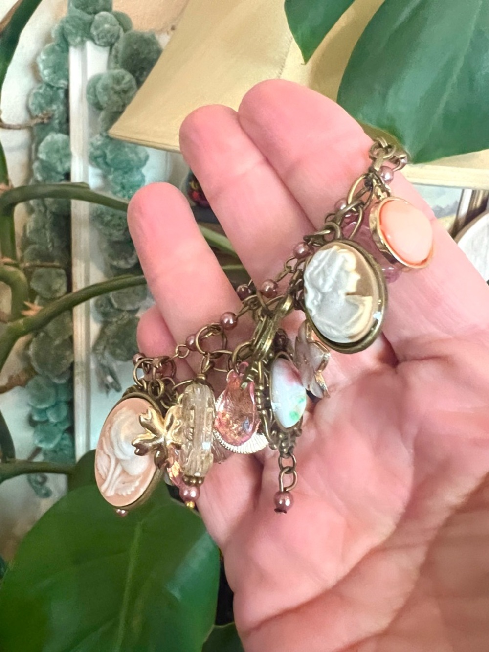 New! The “Antoninette” Cameos Charm Cottagecore Bracelet - Picture 4 of 6
